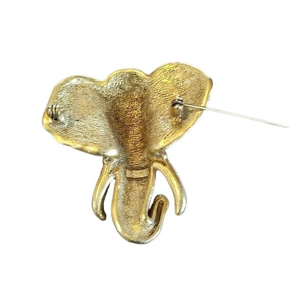 AJC Signed Vintage Elephant Brooch (RARE) - Picture 4 of 6